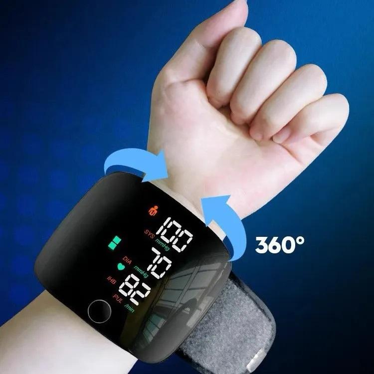 Automatic Rechargeable Digital Touch Screen Wrist type Blood-Pressure Machine/ BP Machine